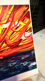 Life is a Beach Hand Signed Print